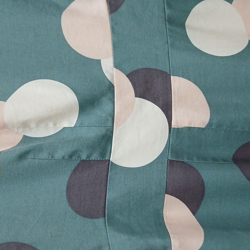Boden HAYDEN SILK BLEND RUFFLE CIRCLE PRINT Polka Dot Dress 6P - Picture 6 of 7